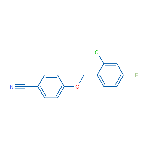4-((2-Chloro-4-fluorobenzyl)oxy)benzonitrile 1g