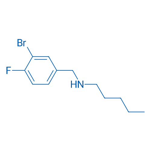 [(3-Bromo-4-fluorophenyl)methyl](pentyl)amine 1g