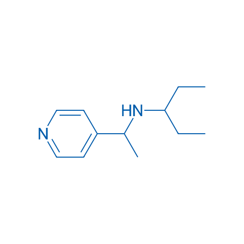 (Pentan-3-yl)[1-(pyridin-4-yl)ethyl]amine 100mg