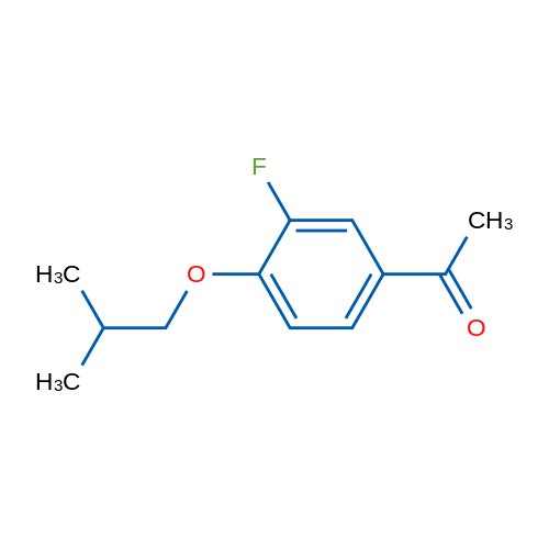1-(3-Fluoro-4-isobutoxyphenyl)ethanone 5g