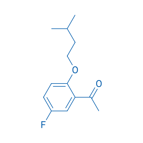 1-(5-Fluoro-2-(isopentyloxy)phenyl)ethanone 1g