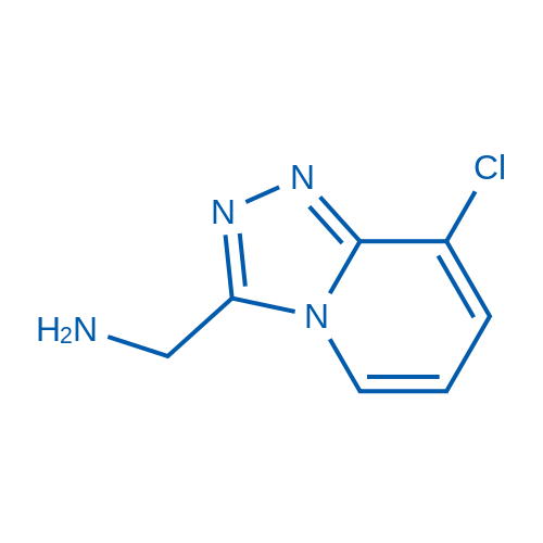 (8-Chloro-[1,2,4]triazolo[4,3-a]pyridin-3-yl)methanamine 250mg