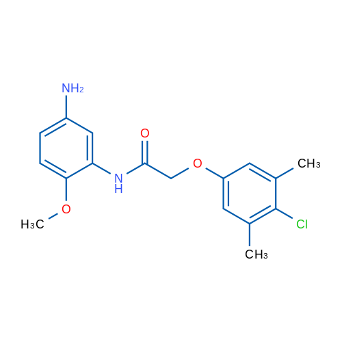 N-(5-Amino-2-methoxyphenyl)-2-(4-chloro-3,5-dimethylphenoxy)acetamide 1g