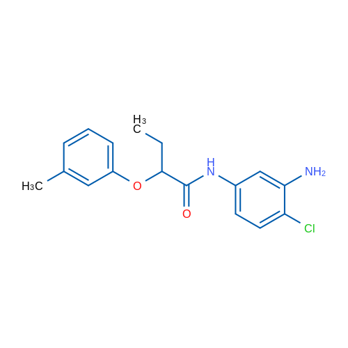 N-(3-Amino-4-chlorophenyl)-2-(m-tolyloxy)butanamide 5g