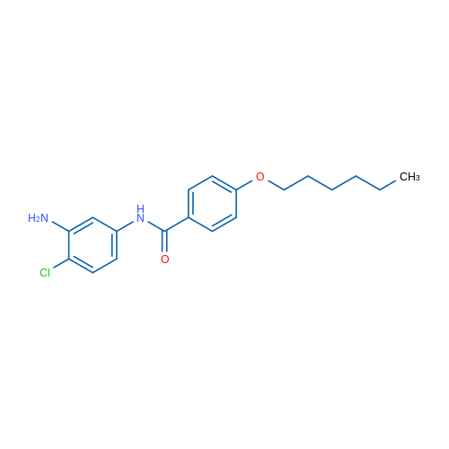 N-(3-Amino-4-chlorophenyl)-4-(hexyloxy)benzamide 1g
