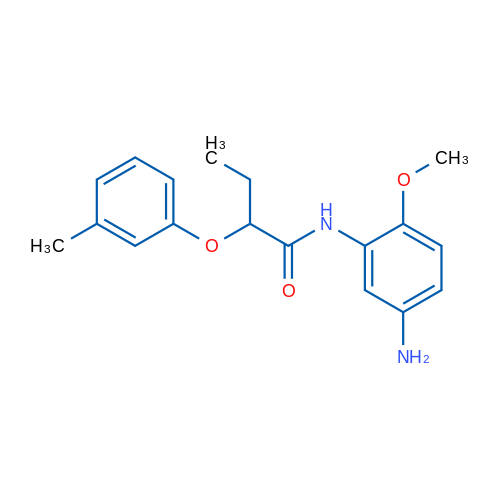 N-(5-Amino-2-methoxyphenyl)-2-(m-tolyloxy)butanamide 1g