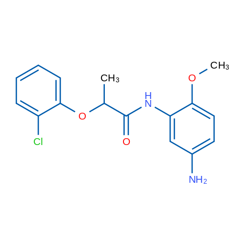 N-(5-Amino-2-methoxyphenyl)-2-(2-chlorophenoxy)propanamide 1g