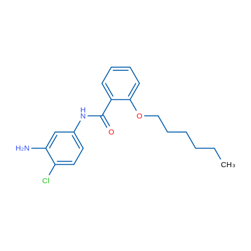N-(3-Amino-4-chlorophenyl)-2-(hexyloxy)benzamide 5g