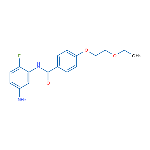 N-(5-Amino-2-fluorophenyl)-4-(2-ethoxyethoxy)benzamide 1g