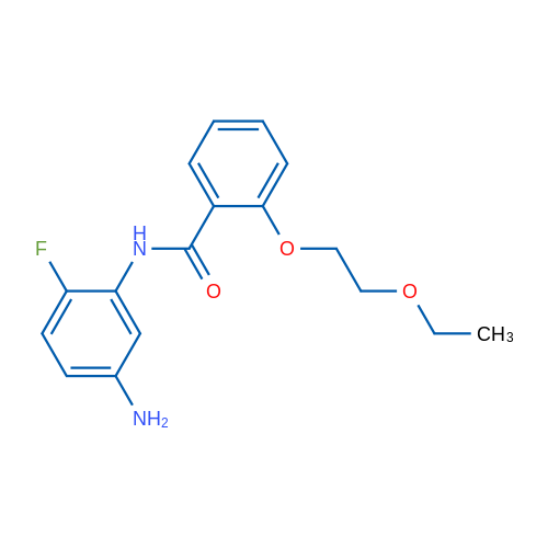 N-(5-Amino-2-fluorophenyl)-2-(2-ethoxyethoxy)benzamide 1g