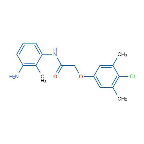 N-(3-Amino-2-methylphenyl)-2-(4-chloro-3,5-dimethylphenoxy)acetamide 5g