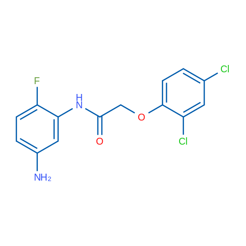 N-(5-Amino-2-fluorophenyl)-2-(2,4-dichlorophenoxy)acetamide 1g