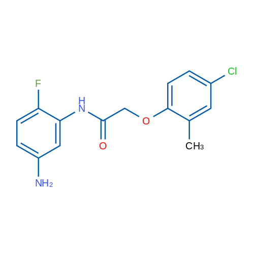 N-(5-Amino-2-fluorophenyl)-2-(4-chloro-2-methylphenoxy)acetamide 1g