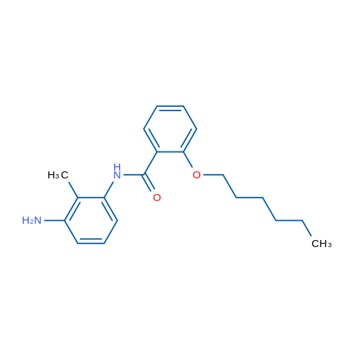 N-(3-Amino-2-methylphenyl)-2-(hexyloxy)benzamide 1g
