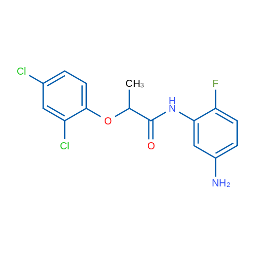 N-(5-Amino-2-fluorophenyl)-2-(2,4-dichlorophenoxy)propanamide 5g