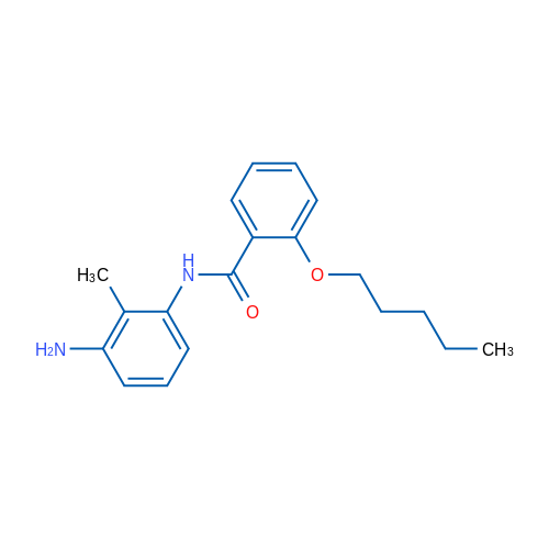 N-(3-Amino-2-methylphenyl)-2-(pentyloxy)benzamide 5g