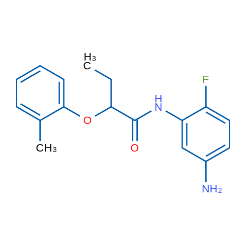 N-(5-Amino-2-fluorophenyl)-2-(o-tolyloxy)butanamide 5g
