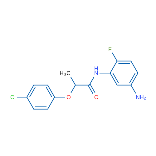 N-(5-Amino-2-fluorophenyl)-2-(4-chlorophenoxy)propanamide 1g
