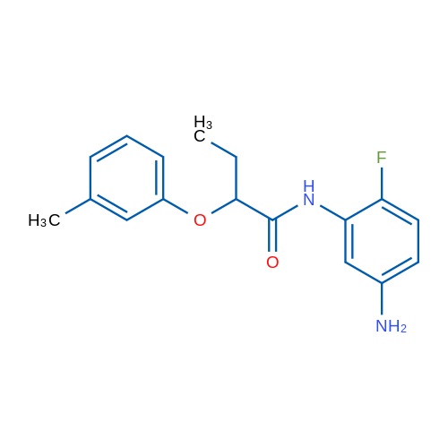 N-(5-Amino-2-fluorophenyl)-2-(m-tolyloxy)butanamide 5g