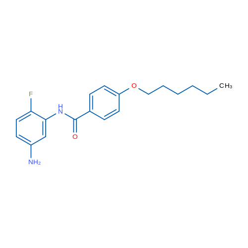 N-(5-Amino-2-fluorophenyl)-4-(hexyloxy)benzamide 5g