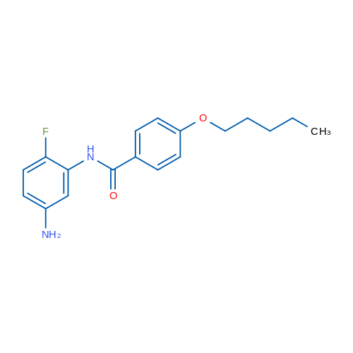 N-(5-Amino-2-fluorophenyl)-4-(pentyloxy)benzamide 5g