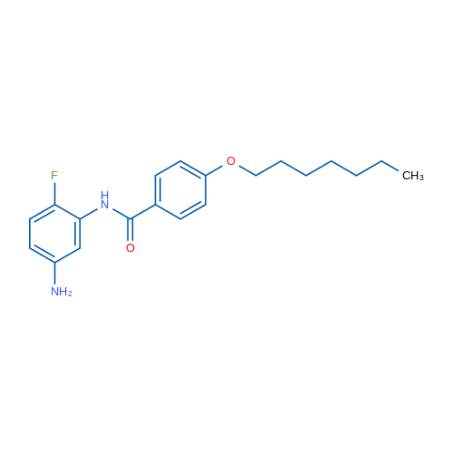 N-(5-Amino-2-fluorophenyl)-4-(heptyloxy)benzamide 1g