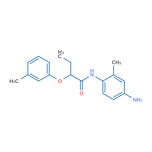 N-(4-Amino-2-methylphenyl)-2-(m-tolyloxy)butanamide 1g