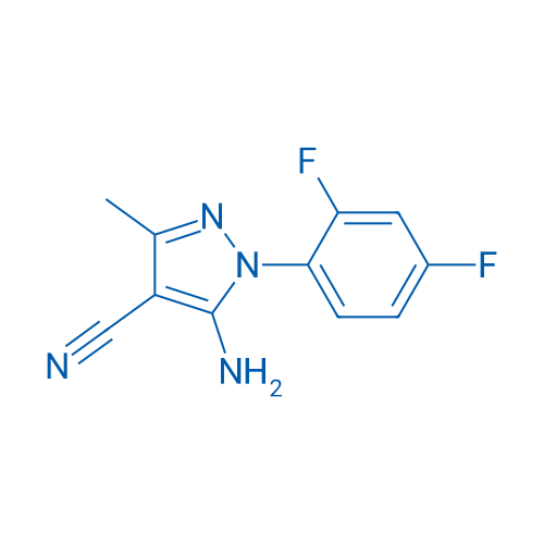 5-Amino-1-(2,4-difluorophenyl)-3-methyl-1H-pyrazole-4-carbonitrile 250mg