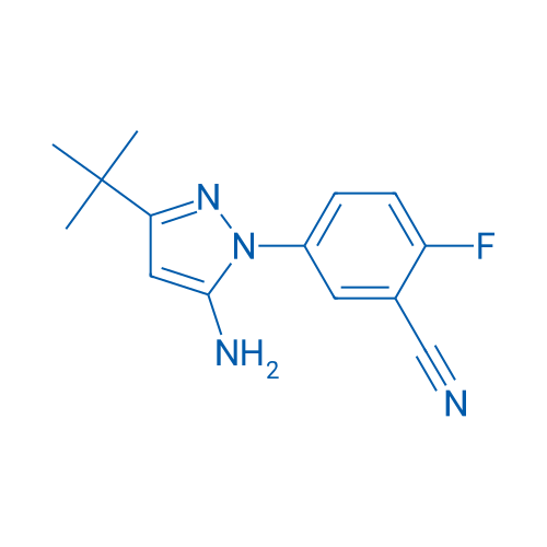 5-(5-Amino-3-(tert-butyl)-1h-pyrazol-1-yl)-2-fluorobenzonitrile 5g
