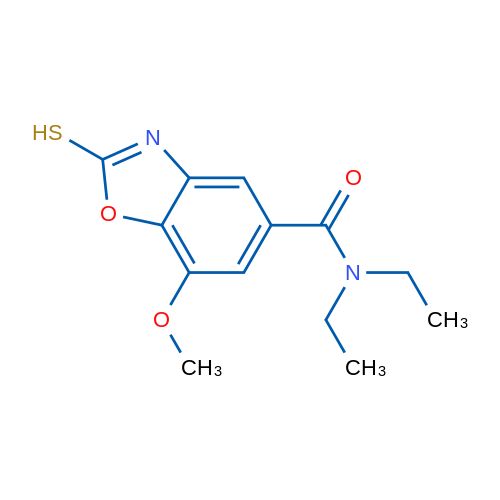 N,N-Diethyl-2-mercapto-7-methoxybenzo[d]oxazole-5-carboxamide 1g