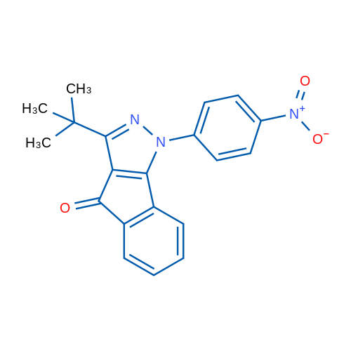 3-tert-Butyl-1-(4-nitrophenyl)-1H,4H-indeno[1,2-c]pyrazol-4-one 1g