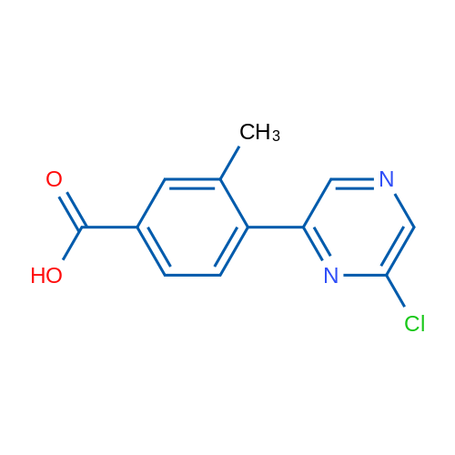 4-(6-Chloropyrazin-2-yl)-3-methylbenzoic acid 1g
