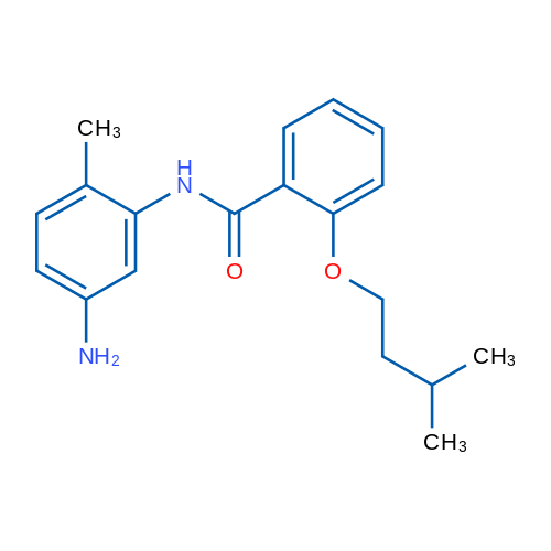 N-(5-Amino-2-methylphenyl)-2-(isopentyloxy)benzamide 1g