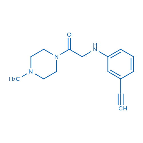 2-((3-Ethynylphenyl)amino)-1-(4-methylpiperazin-1-yl)ethan-1-one 50mg