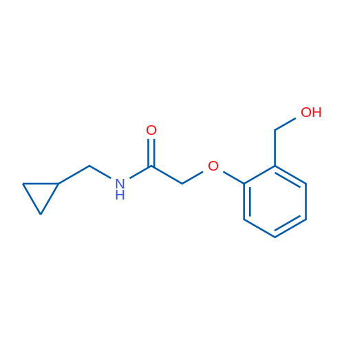 N-(Cyclopropylmethyl)-2-[2-(hydroxymethyl)phenoxy]acetamide 1g