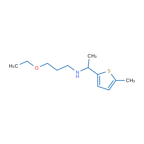 (3-Ethoxypropyl)[1-(5-methylthiophen-2-yl)ethyl]amine 5g