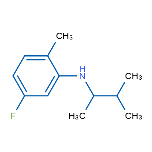 5-Fluoro-2-methyl-N-(3-methylbutan-2-yl)aniline 5g