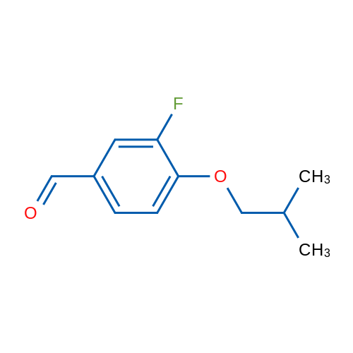 3-Fluoro-4-isobutoxybenzaldehyde 1g