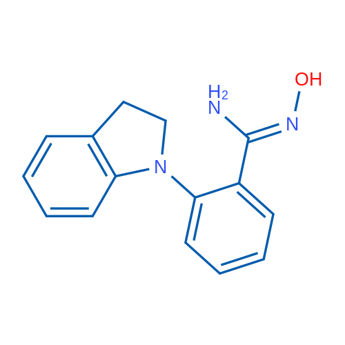 N'-Hydroxy-2-(indolin-1-yl)benzimidamide 1g