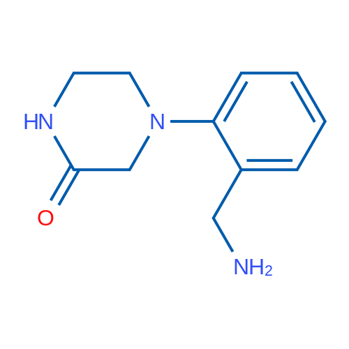 4-(2-(Aminomethyl)phenyl)piperazin-2-one 1g