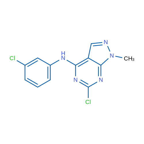 6-Chloro-N-(3-chlorophenyl)-1-methyl-1H-pyrazolo[3,4-d]pyrimidin-4-amine 1g