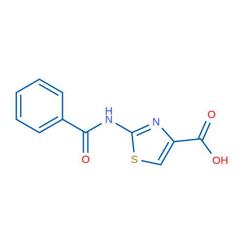 2-(benzoylamino)-1,3-thiazole-4-carboxylic acid 250mg