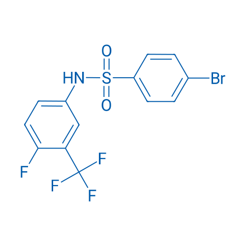 4-Bromo-N-(4-fluoro-3-(trifluoromethyl)phenyl)benzenesulfonamide 1g