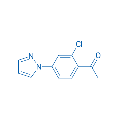1-(2-Chloro-4-(1H-pyrazol-1-yl)phenyl)ethanone 1g