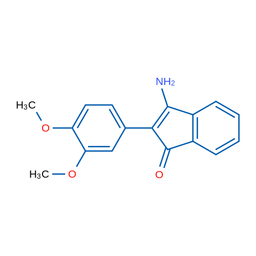 3-Amino-2-(3,4-dimethoxyphenyl)-1H-inden-1-one 1g