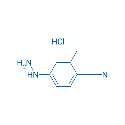 4-Hydrazinyl-2-methylbenzonitrile hydrochloride 100mg