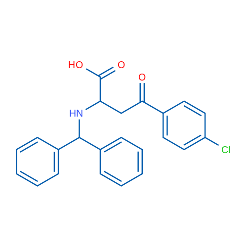 4-(4-Chlorophenyl)-2-[(diphenylmethyl)amino]-4-oxobutanoic acid 1g