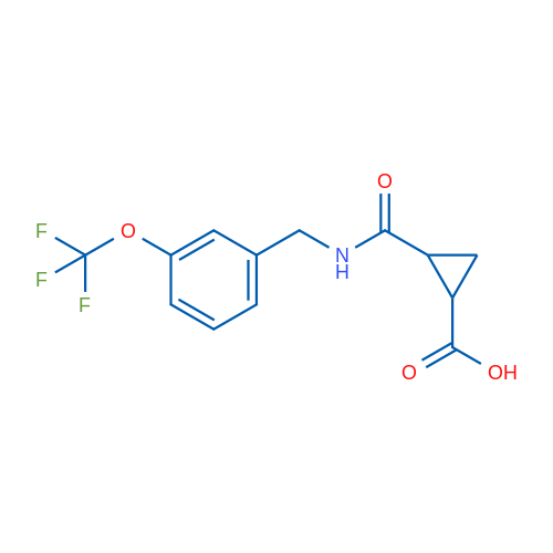 2-({[3-(trifluoromethoxy)phenyl]methyl}carbamoyl)cyclopropane-1-carboxylic acid 1g