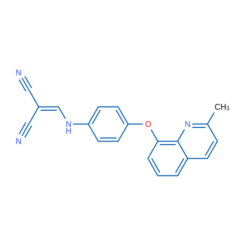 2-[({4-[(2-methylquinolin-8-yl)oxy]phenyl}amino)methylidene]propanedinitrile 1g