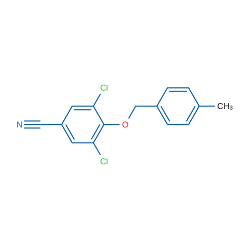 3,5-Dichloro-4-((4-methylbenzyl)oxy)benzonitrile 1g